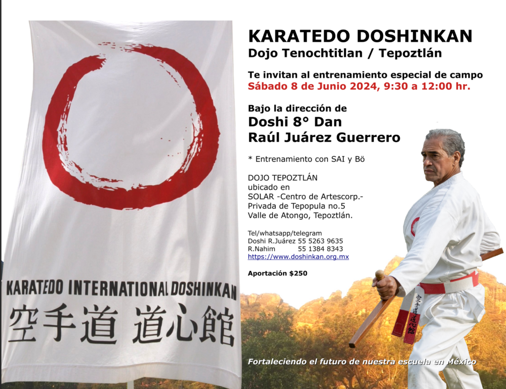 Entrenamiento de especial de campo Tepoztlán con Doshi Raúl Juárez / 8 de Junio 2024